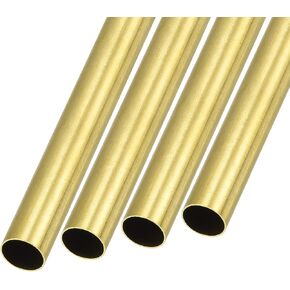 أنبوب نحاسي من ميتاليكسيتي (10 مم OD × 0.2 مم طول الجدار × 300 مم طول) 4 قطع، أنابيب مستقيمة - للأثاث المنزلي، والآلات، والحرف اليدوية اليدوية in Kuwait