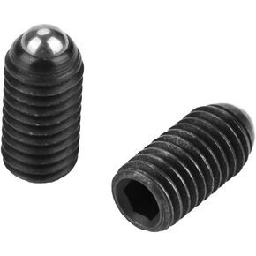 10pcs M8 Carbon Steel Wave Ball Screws, Spring Plunger Set, Hexagonal Socket Ball Plunger M8 * 12 ((M816)) Fastening Parts Screw