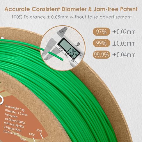DURAMIC 3D TPU Filament 1.75mm Black, TPU Flexible Filament 95A, Soft TPU 3D Printing Filament, 1kg Spool, Dimensional Accuracy +/- 0.05mm, Black 1 Pack in Kuwait