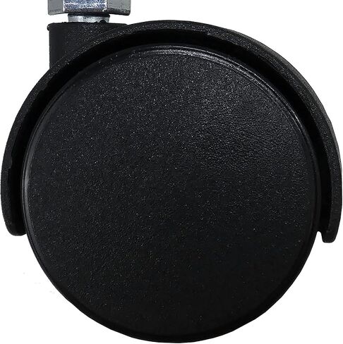 Shepherd Hardware 9733 2-Inch Office Chair Caster, Twin Wheel, 5/16-Inch Threaded Stem Diameter, 75-lb Load Capacity,Black in Saudi Arabia