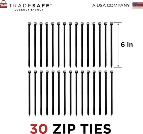 علامات فحص السلامة من TRADESAFE للوقاية من الحوادث - 30 علامة أمان مع 30 رابط سحاب، فينيل متين 32 مل، علامة سجل فحص للسقالات والسلالم وطفاية الحريق والمخزون والآلات in Kuwait