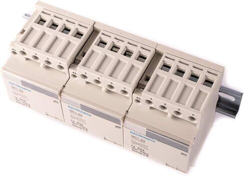 وعاء كهربائي 40 أمبير 8 أقطاب (4 أقطاب × 2) مفتوح عادة، ملف 110/120 فولت تيار متردد (تشغيل صامت)، حمل محرك 40 أمبير وتحميل إضاءة 63 أمبير حزمة موصلات مع سكة ​​DIN، 35 × 150 مم و2 #10 براغي in Kuwait