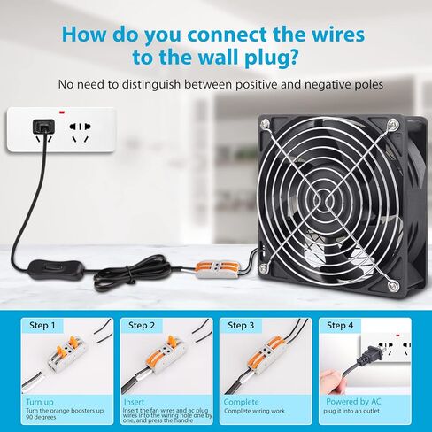 كي فانكلوب مروحة كمبيوتر عالية CFM 12 فولت 4 دبابيس PWM مروحة معززة 120 ملم × 38 ملم لالة التعدين ار في الثلاجة والخزائن ووحدة المعالجة المركزية ووحدة معالجة الرسومات الجرافيكية in Kuwait