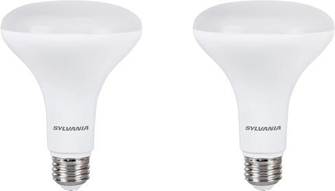 لمبة الإضاءة SYLVANIA ECO LED BR30، 65 وات = 10 وات، قابلة للتعتيم، لمسة نهائية بلوري، 650 لومن، 2700 ك، أبيض ناعم - 4 عبوات (40870) in Kuwait