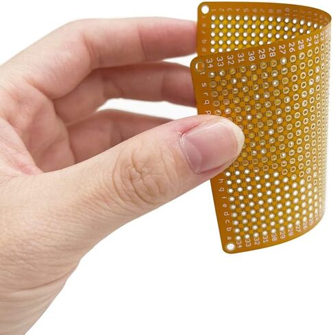 Treedix Perf Breadboard Flexible Proto Breadboard Stripboard Universial Double-Sided Perforated Circuit Board for DIY Soldering and Electronics Experiment Compatible with Arduino Kits in Saudi Arabia