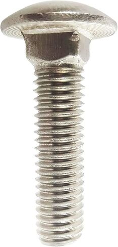 Small Parts FSC14114CBSS Round Square-Neck Carriage Bolt, 18-8 Stainless Steel, Hex, 1/4"-20" Thread Size, 1-1/4" Long (Pack of 25) in Saudi Arabia