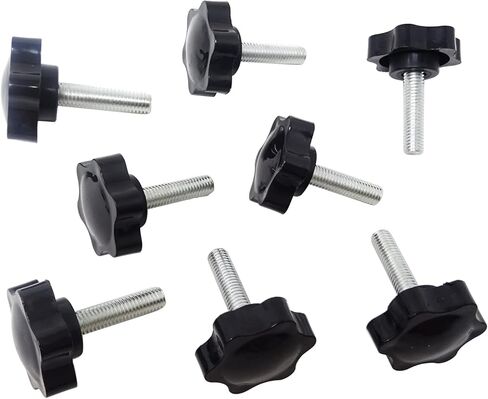 HONBAY 8 قطعة M8x30mm مقبض اليد تشديد مقبض المسمار إزالة سريعة لقط مقبض المسمار in Kuwait