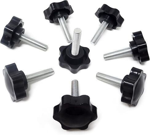 HONBAY 8 قطعة M8x30mm مقبض اليد تشديد مقبض المسمار إزالة سريعة لقط مقبض المسمار in Kuwait