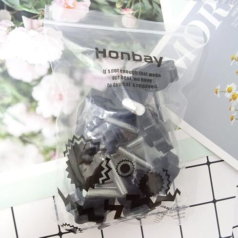 HONBAY 8 قطعة M8x30mm مقبض اليد تشديد مقبض المسمار إزالة سريعة لقط مقبض المسمار in Kuwait