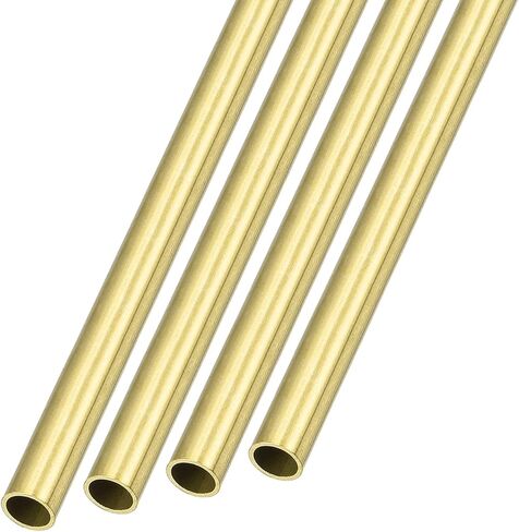 أنبوب نحاسي من METALLIXITY (5.5 مم OD × 0.5 مم جدار T × 300 مم طول) 4 قطع، أنابيب مستقيمة - للأثاث المنزلي، والآلات، والحرف اليدوية اليدوية in Kuwait