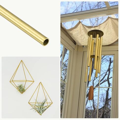 أنبوب نحاسي من METALLIXITY (5.5 مم OD × 0.5 مم جدار T × 300 مم طول) 4 قطع، أنابيب مستقيمة - للأثاث المنزلي، والآلات، والحرف اليدوية اليدوية in Kuwait