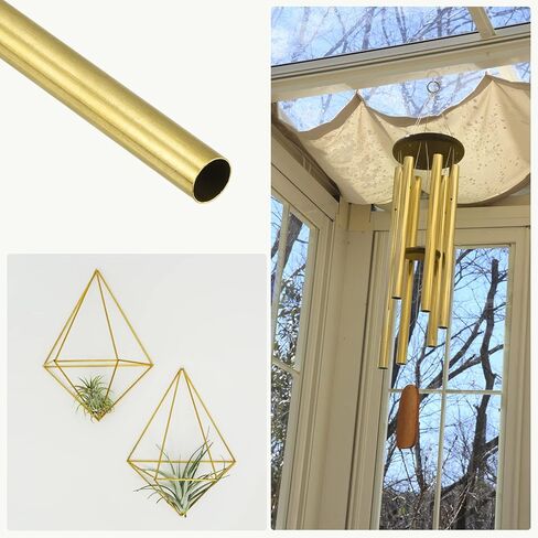 أنبوب نحاسي METALLIXITY (7.5 مم OD × 0.2 مم جدار T × 300 مم طول) 4 قطع، أنابيب مستقيمة - للأثاث المنزلي، والآلات، والحرف اليدوية اليدوية in Kuwait