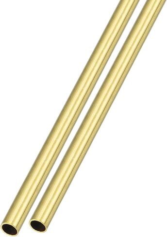 أنبوب نحاسي METALLIXITY (4 مم OD × 0.25 مم جدار T × 300 مم طول) قطعتان، أنابيب مستقيمة - للتأثيث المنزلي، والآلات، والحرف اليدوية اليدوية in Kuwait