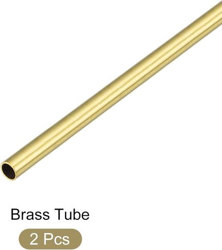 أنبوب نحاسي METALLIXITY (4 مم OD × 0.25 مم جدار T × 300 مم طول) قطعتان، أنابيب مستقيمة - للتأثيث المنزلي، والآلات، والحرف اليدوية اليدوية in Kuwait