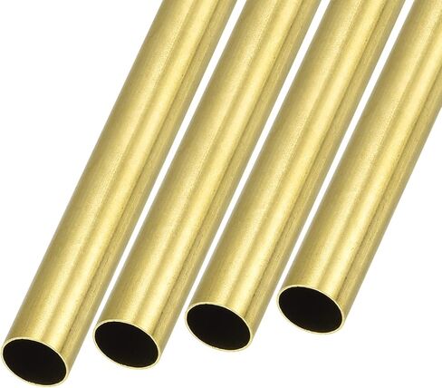 أنبوب نحاسي من ميتاليكسيتي (10 مم OD × 0.2 مم طول الجدار × 300 مم طول) 4 قطع، أنابيب مستقيمة - للأثاث المنزلي، والآلات، والحرف اليدوية اليدوية in Kuwait
