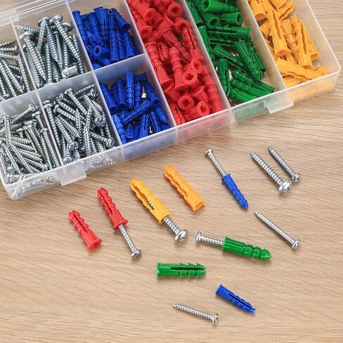 265 قطعة من مثبتات الحائط والمسامير للجدران الجافة، ومسامير التنصت الذاتية برأس المقلاة ومثبتات الحوائط الجافة المضلعة، ومجموعة متنوعة من مراسي الحائط الجافة ذاتية الحفر ومسامير لتثبيت الجدار الخرساني المعلق in Kuwait