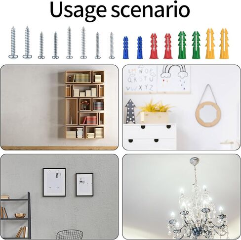 265 قطعة من مثبتات الحائط والمسامير للجدران الجافة، ومسامير التنصت الذاتية برأس المقلاة ومثبتات الحوائط الجافة المضلعة، ومجموعة متنوعة من مراسي الحائط الجافة ذاتية الحفر ومسامير لتثبيت الجدار الخرساني المعلق in Kuwait