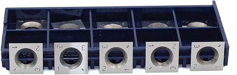 14mm Square Straight Carbide Cutter Insert(14mm length X14mm widthX2.0mm thickness),Pack of 10, Designed for Spiral/Helical Planer Cutter Head Wood Lathe Tool in Saudi Arabia