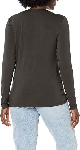 Soft Crew Neck Workwear Originals Underscrub Long Sleeve Tee Shirts for Women 4881 in Kuwait