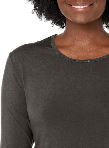 Soft Crew Neck Workwear Originals Underscrub Long Sleeve Tee Shirts for Women 4881 in Kuwait