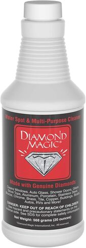 DIAMOND MAGIC - منظف بقع الماء ومتعدد الأغراض (20 أونصة) ينظف بقوة الماس الأصلي! منظف ​​احترافي/مزيل بقع الماء العسر. صنع في الولايات المتحدة الأمريكية! in Kuwait