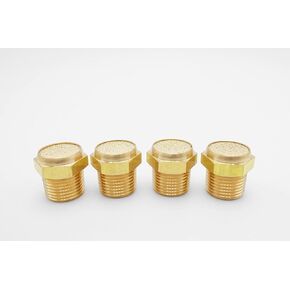 Pneumatic Air Muffler, Sintered Bronze Brass Muffler Filter 1" Male NPT Pneumatic Noise Reduce Air Solenoid Valve Silencer Fitting (Pack of 1) in Saudi Arabia