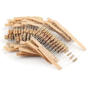 ARCELI 100Values 1000pcs 1-10M ohm 1/2W Resistor Kit Carbon Film Resistor Assortment Kit in Saudi Arabia