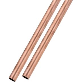 أنبوب نحاسي METALLIXITY (15 مم OD × 0.5 مم جدار T × 200 مم طول) قطعتان، أنابيب مستقيمة - للتأثيث المنزلي، والآلات، والحرف اليدوية اليدوية in Kuwait