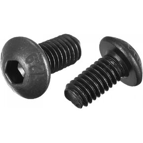 uxcell M4x12mm عرافة المقبس زر رئيس غطاء البراغي مسامير سبائك الصلب 50pcs in Kuwait