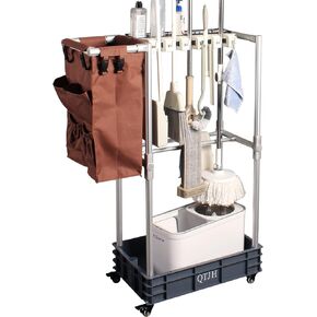 عربة تنظيف منزلية بعجلات مع ارفف in Kuwait