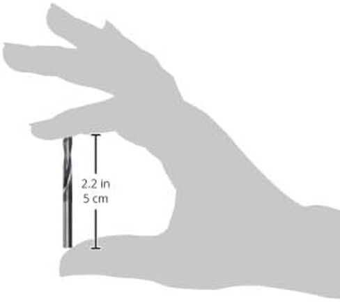 Kodiak Cutting Tools KCT217468 USA Made Solid Carbide Drill Bit, AlTiN Coated, Stub Length, 2 Flute, 3/16" Diameter, 7/8" Length of Cut, 2" Overall Length in Saudi Arabia