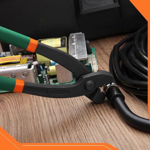 SPEEDWOX 9 بوصة زردية مشبك الأذن، كماشة مشبك خرطوم أذن واحدة، كماشة مشبك ستبليس، أداة كماشة مشبك الأذن لتأمين خراطيم الأنابيب واستخدام السيارات (الفك الأمامي فقط) in Kuwait
