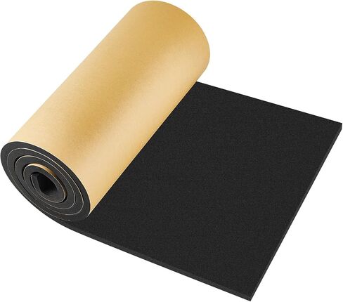 Pangda Extra Large Marine Foam Roll Closed Cell Rubber with Adhesive Insulation Neoprene Sheets Lightweight Single Sided Tape Water Weather Resistant for Craft DIY Projects Padding, 78 x 16 x 0.5 Inch in Kuwait