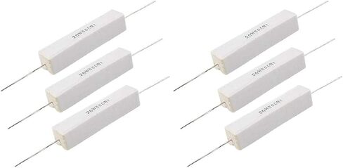 YXQ 20K Ohm 5% 5W Watt Fixed Cement Power Resistors,10Pcs in Kuwait