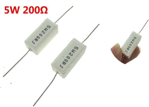 YXQ 20K Ohm 5% 5W Watt Fixed Cement Power Resistors,10Pcs in Kuwait