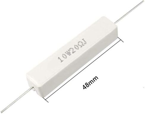 YXQ 20K Ohm 5% 5W Watt Fixed Cement Power Resistors,10Pcs in Kuwait