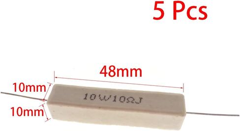 YXQ 20K Ohm 5% 5W Watt Fixed Cement Power Resistors,10Pcs in Kuwait