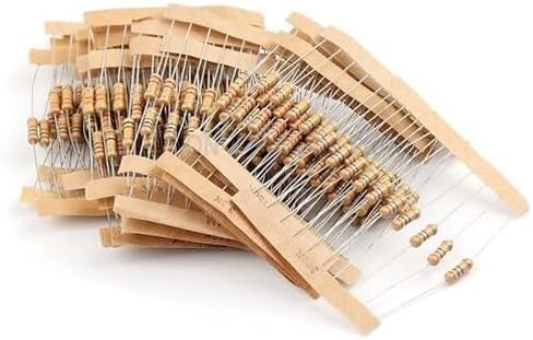 ARCELI 100Values 1000pcs 1-10M ohm 1/2W Resistor Kit Carbon Film Resistor Assortment Kit in Saudi Arabia