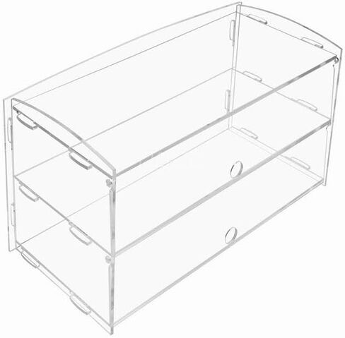 مخبز المعجنات عرض القضية المعجنات كونترتوب دونات الجرف التجاري الاكريليك عرض حالة الغذاء مجلس الوزراء مع الباب الخلفي in Kuwait