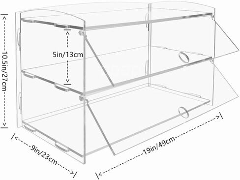 مخبز المعجنات عرض القضية المعجنات كونترتوب دونات الجرف التجاري الاكريليك عرض حالة الغذاء مجلس الوزراء مع الباب الخلفي in Kuwait