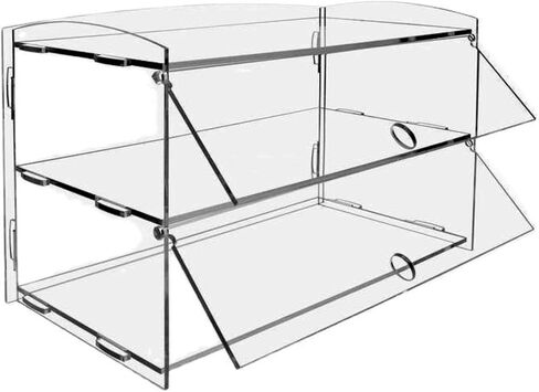 مخبز المعجنات عرض القضية المعجنات كونترتوب دونات الجرف التجاري الاكريليك عرض حالة الغذاء مجلس الوزراء مع الباب الخلفي in Kuwait