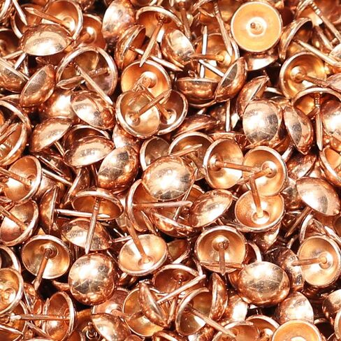 100PCS - 7/16inch x 1/2inch Decorative Tack Nails Antique Brass Finish (THU71612-AB--100) in Kuwait