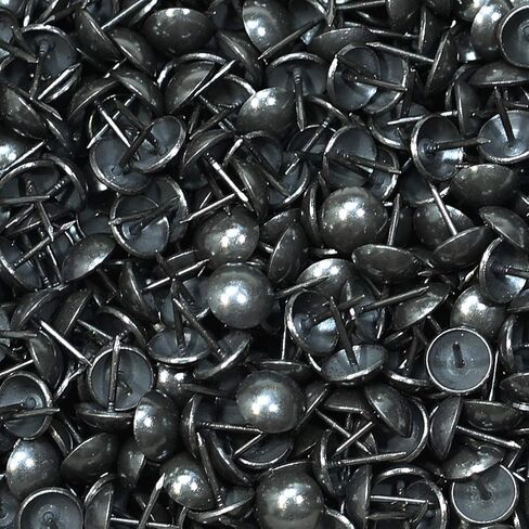 100PCS - 7/16inch x 1/2inch Decorative Tack Nails Antique Brass Finish (THU71612-AB--100) in Kuwait