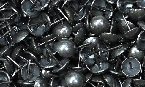 100PCS - 7/16inch x 1/2inch Decorative Tack Nails Antique Brass Finish (THU71612-AB--100) in Kuwait