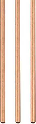3mm x 0.2mm x 300mm(ODxWall TxL) Copper Tube - 3Pack - Good for Machinery Equipment DIY Decorative Frame - Round Metal Tubing in Kuwait