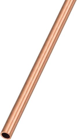 أنبوب نحاسي METALLIXITY (4 مم OD × 0.5 مم جدار T × 300 مم طول)، أنابيب مستقيمة - للتأثيث المنزلي، والآلات، والحرف اليدوية اليدوية in Kuwait