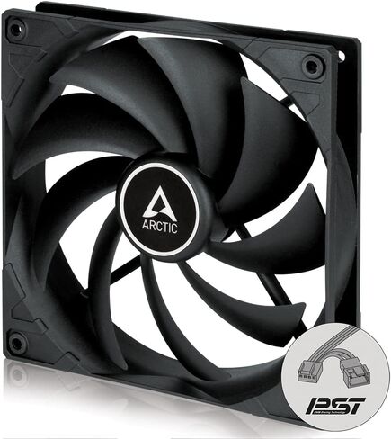 ARCTIC F14 PWM PST (5 عبوات) - مروحة هيكل 140 مم مع تقنية مشاركة PWM (PST)، حزمة اقتصادية، محرك هادئ جدًا، كمبيوتر، 200-1350 دورة في الدقيقة - أسود/أبيض in Saudi Arabia