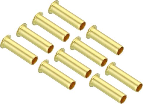 PATIKIL 2.5mm Tube OD Brass Compression Insert, 50 Pack Insert Tube Support Compression Sleeve Fitting Assortment Kit for Air Water Gas Hose in Kuwait
