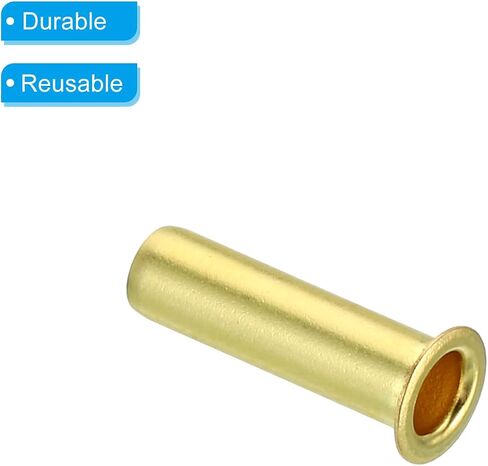 PATIKIL 2.5mm Tube OD Brass Compression Insert, 50 Pack Insert Tube Support Compression Sleeve Fitting Assortment Kit for Air Water Gas Hose in Kuwait