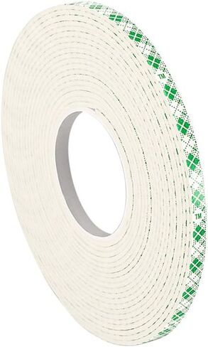 3M - 0.375-5-4032 4032 شريط إسفنجي يوريثان مطلي مزدوج - 0.375 بوصة × 5 ياردة (15 قدمًا) شريط لاصق للربط الدائم. أشرطة الختم (1 لفة) in Saudi Arabia